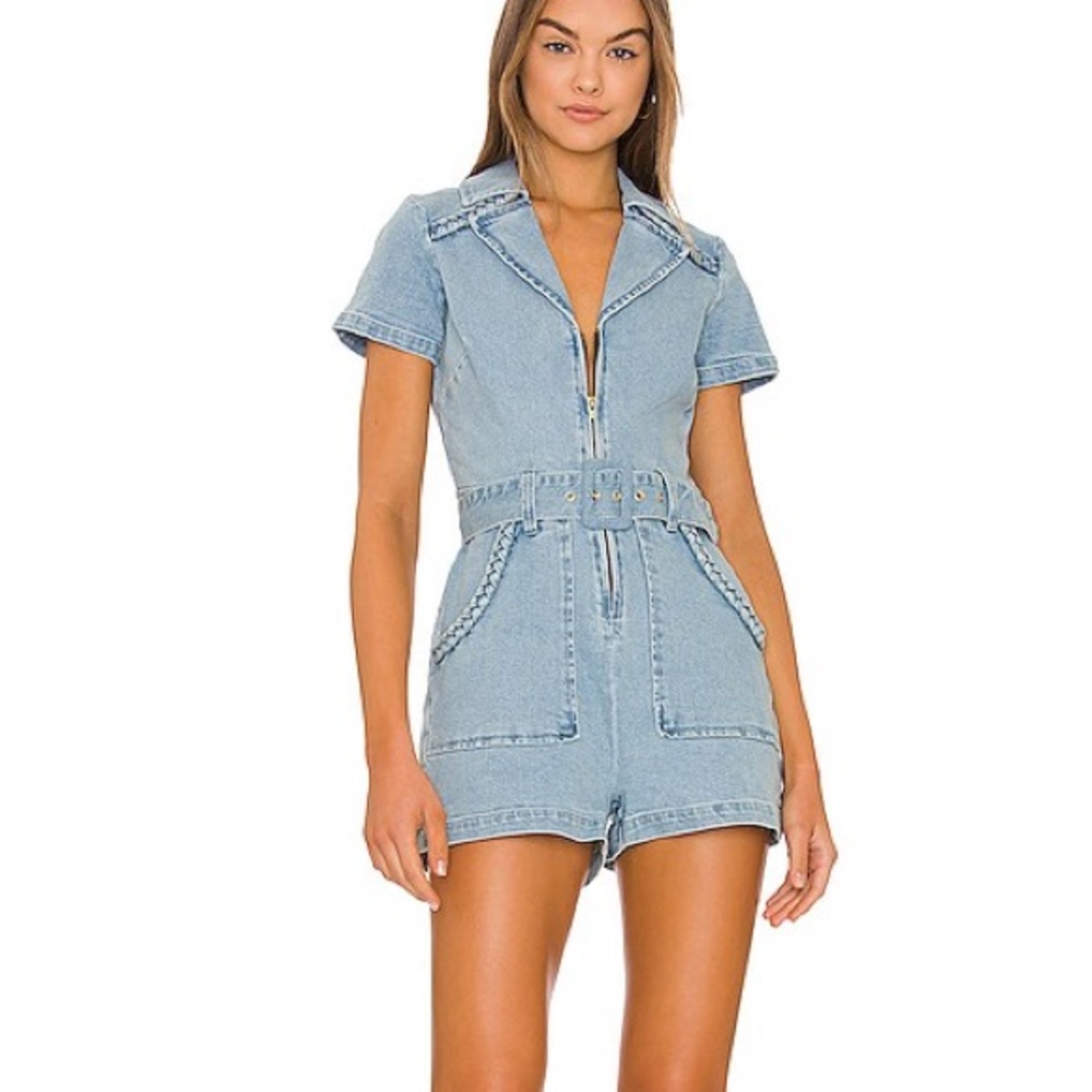 Show Me Your Mumu Outlaw Romper in Tide | Size S